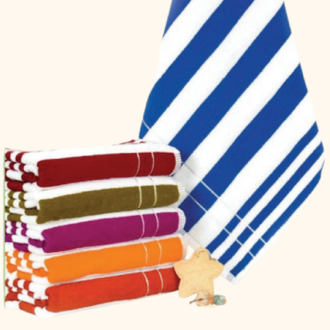 Silky Stripe Towel